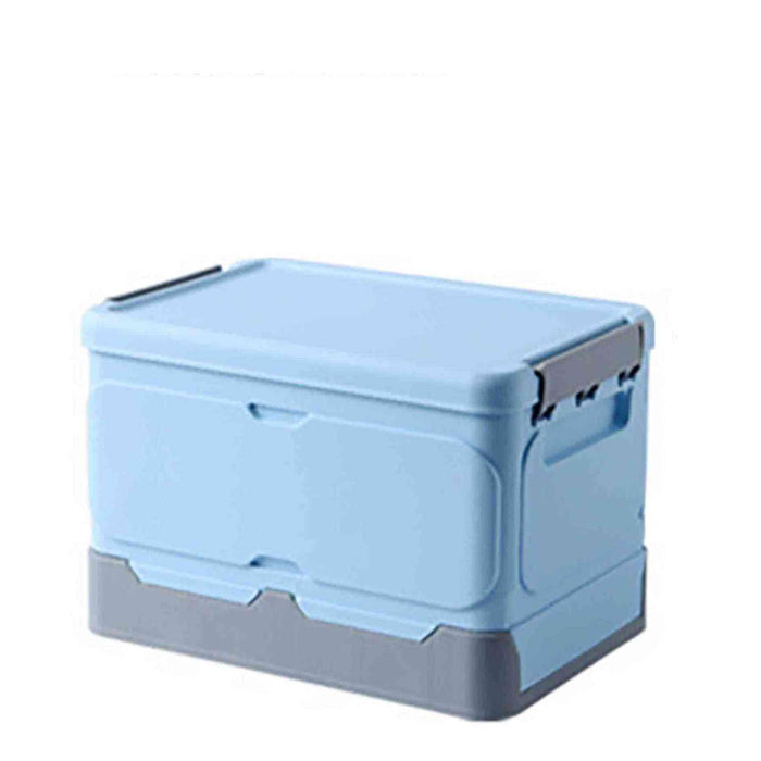 Fine Living Small Foldable Storage Clip Boxes - Blue