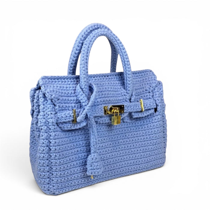 Crochet Birkn Powder Blue