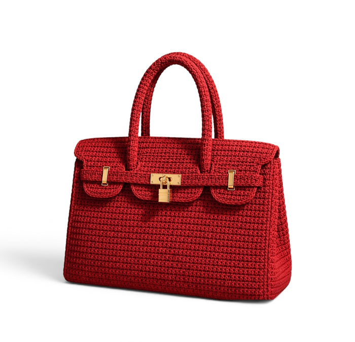 Crochet Birkin Red