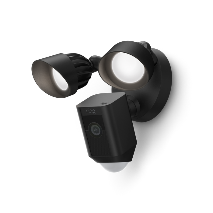 Black:Floodlight Cam Wired Plus