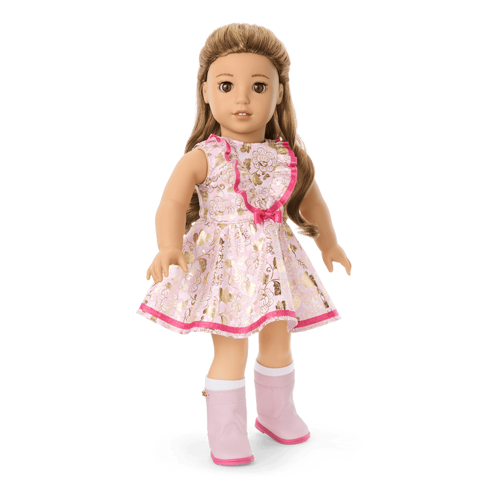 Floral Fashion Outfit for 18-inch Dolls