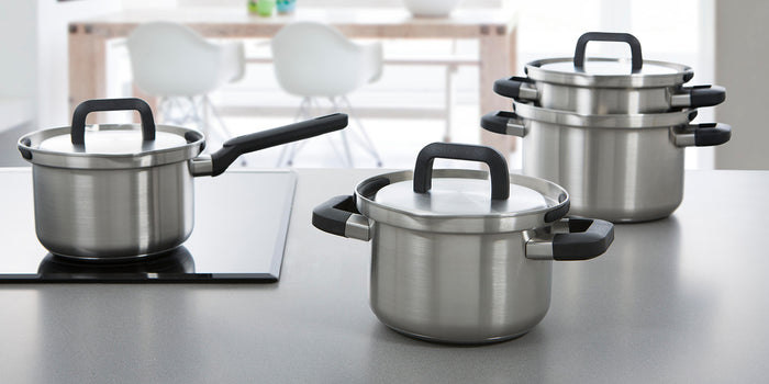 Flow Cool soeppan 24 cm 6 liter zilver in keuken