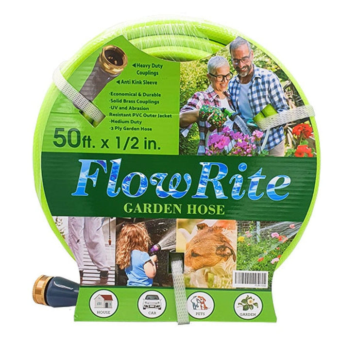 FLOW RITE GARDEN HOSE 100 FT X 1/2 IN. 3 PLY - 1100 Pie's Variety Store
