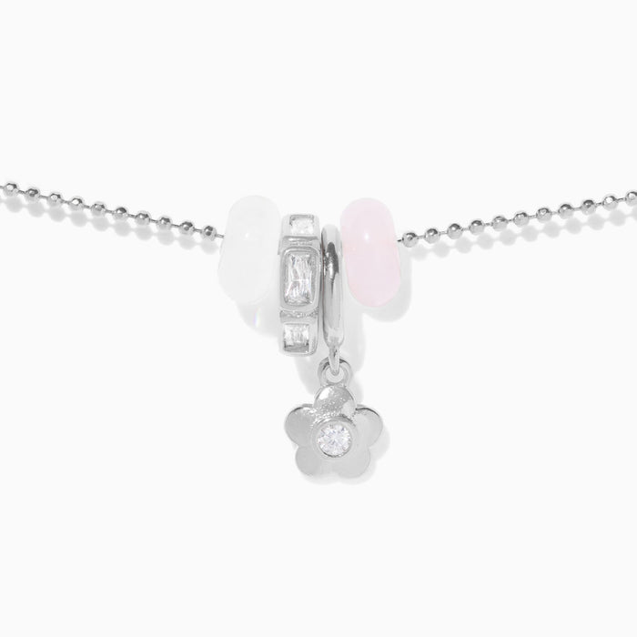 Flower Dash Charm Necklace
