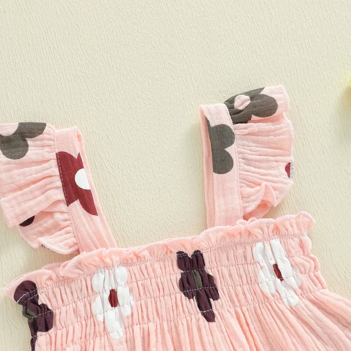 FLOWERS Smocked Summer Outfit