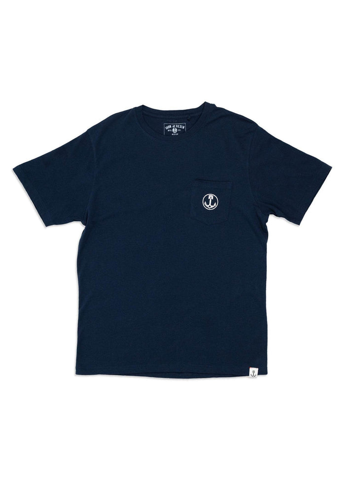 Flying Fish Pocket Tee - Iron & Resin