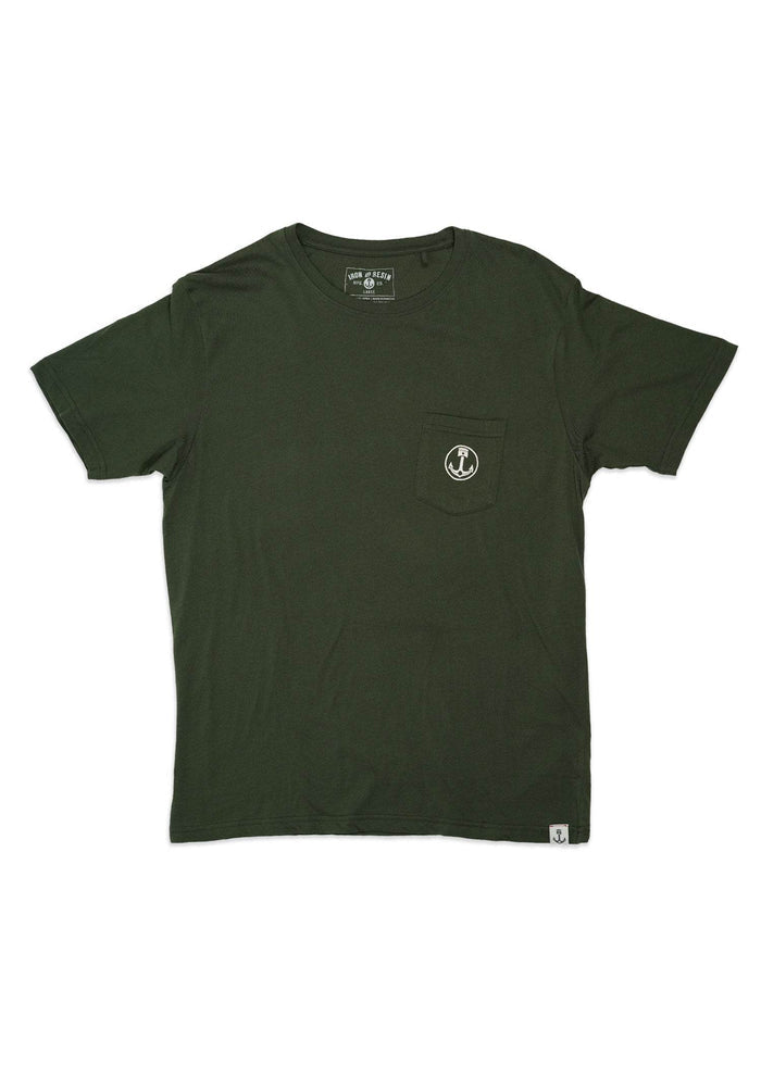 Flying Fish Pocket Tee - Iron & Resin