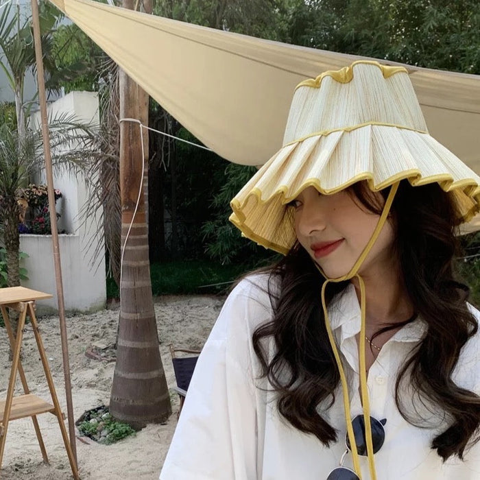 Foldable Paper Straw Hat ADULT/KIDS - Travellers Hat Boutique
