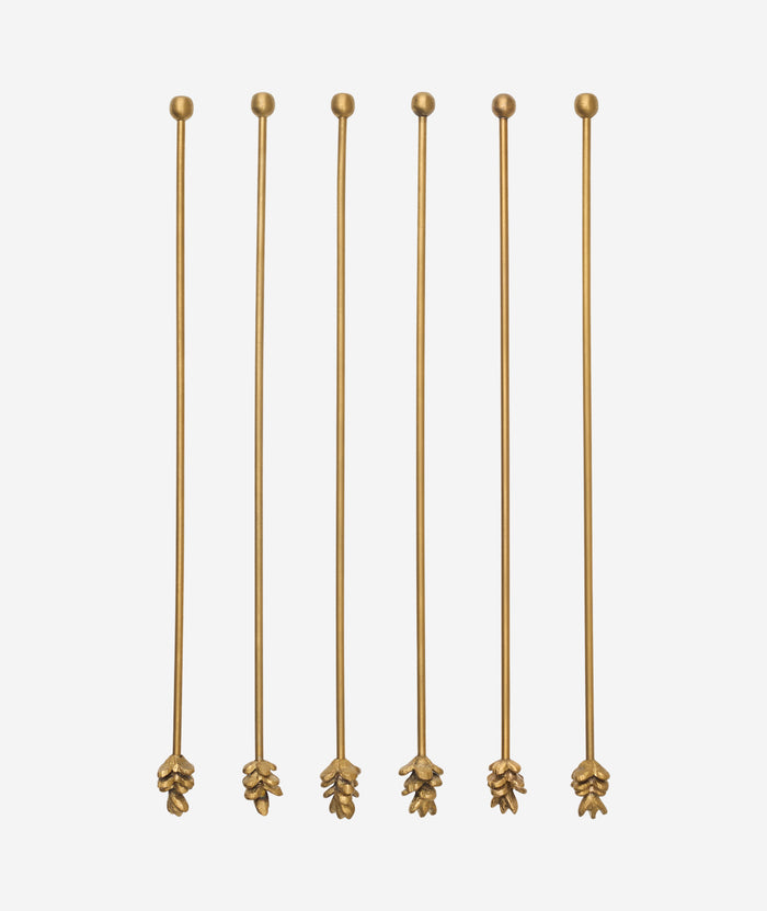Forest Stir Sticks Set/6