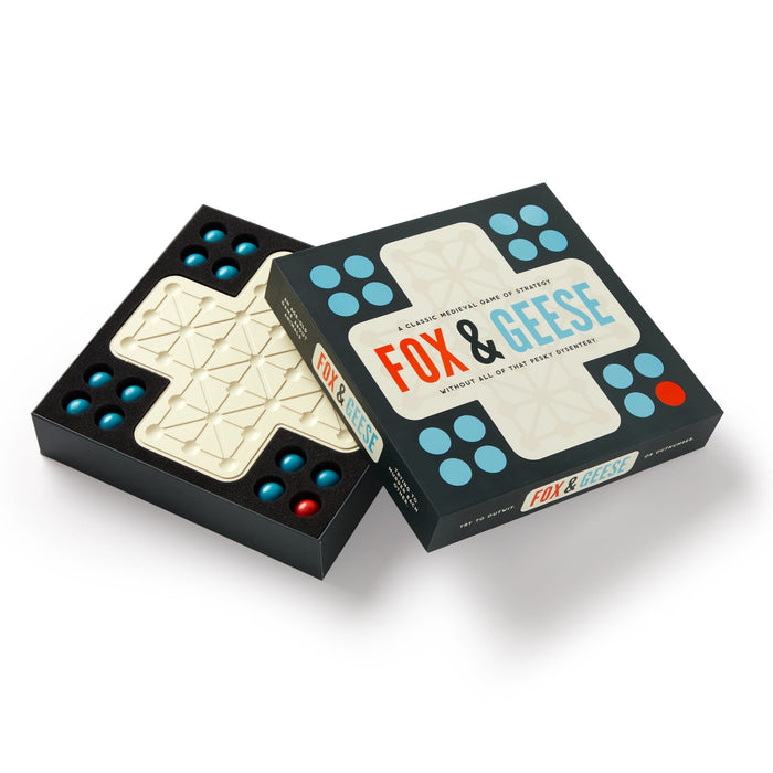 Fox & Geese Game Set Board Games Brass Monkey
