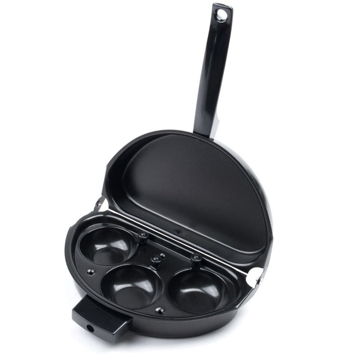 FOX RUN Non-Stick Omelette Pan with Egg Poacher  - 4498