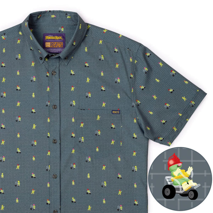 RSVLTS Jim Henson Short Sleeve Shirt Fraggle Rock "Diggin' Doozers" – KUNUFLEX Short Sleeve Shirt