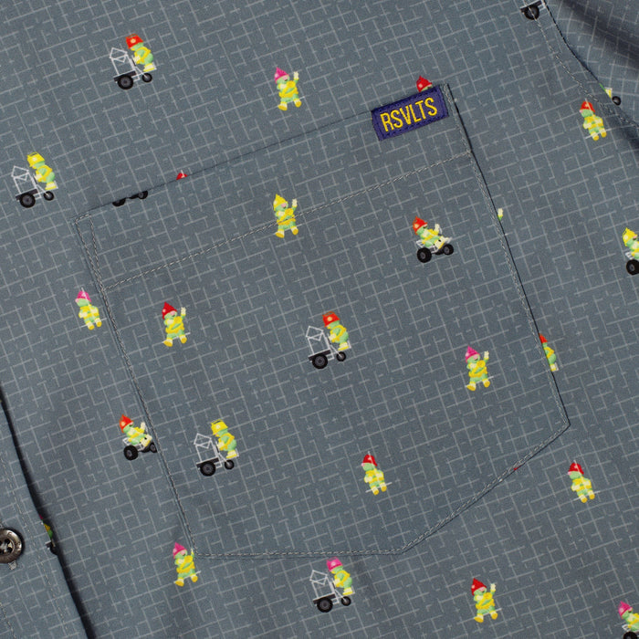 RSVLTS Jim Henson Short Sleeve Shirt Fraggle Rock "Diggin' Doozers" – KUNUFLEX Short Sleeve Shirt