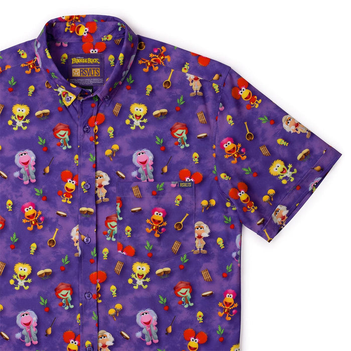 RSVLTS XS Jim Henson Short Sleeve Shirt Fraggle Rock "Down at Fraggle Rock!" – KUNUFLEX Short Sleeve Shirt