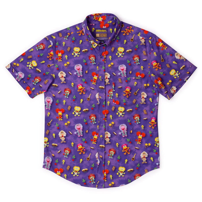 RSVLTS Jim Henson Short Sleeve Shirt Fraggle Rock "Down at Fraggle Rock!" – KUNUFLEX Short Sleeve Shirt