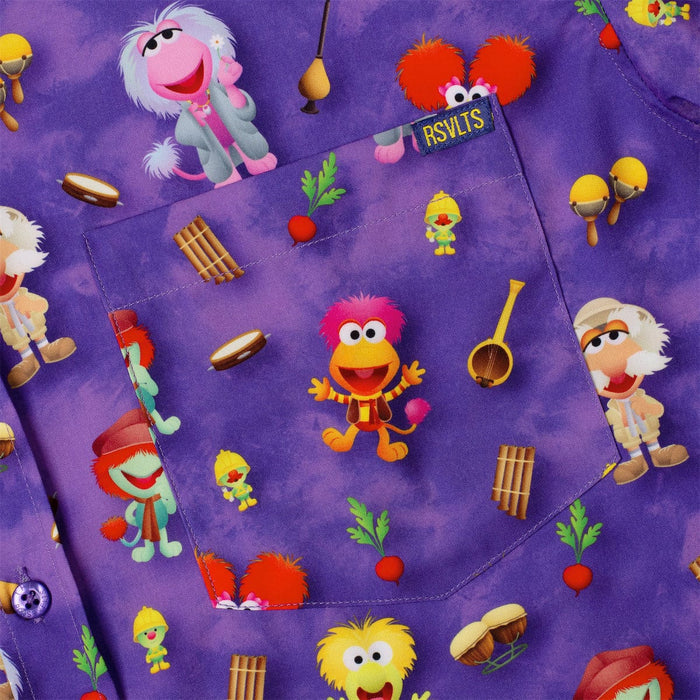 RSVLTS Jim Henson Short Sleeve Shirt Fraggle Rock "Down at Fraggle Rock!" – KUNUFLEX Short Sleeve Shirt