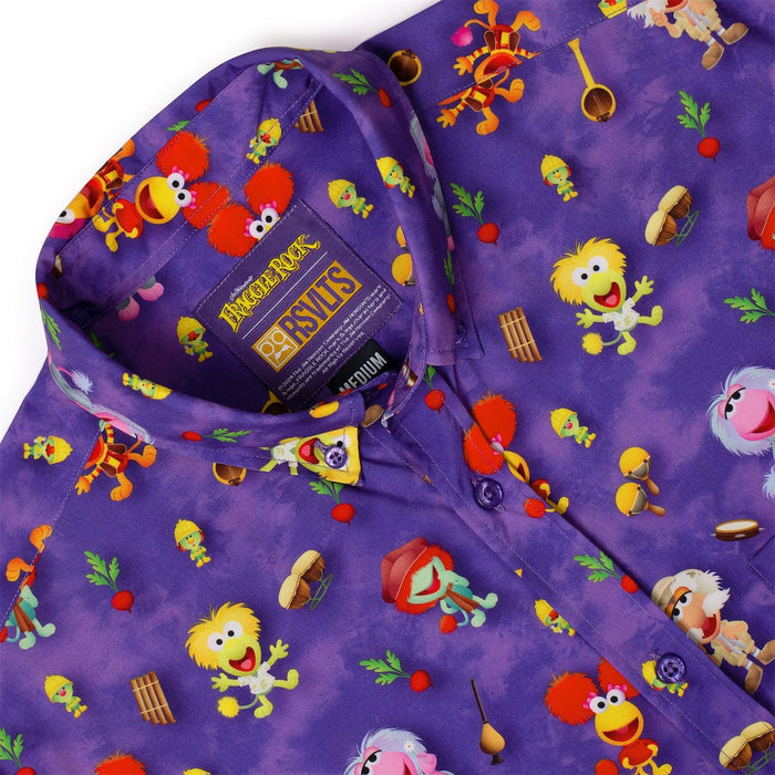 RSVLTS Jim Henson Short Sleeve Shirt Fraggle Rock "Down at Fraggle Rock!" – KUNUFLEX Short Sleeve Shirt