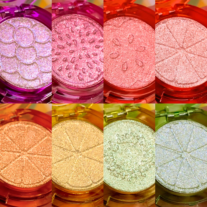 Collage of macro shots of the entire Fruitlighter Bundle