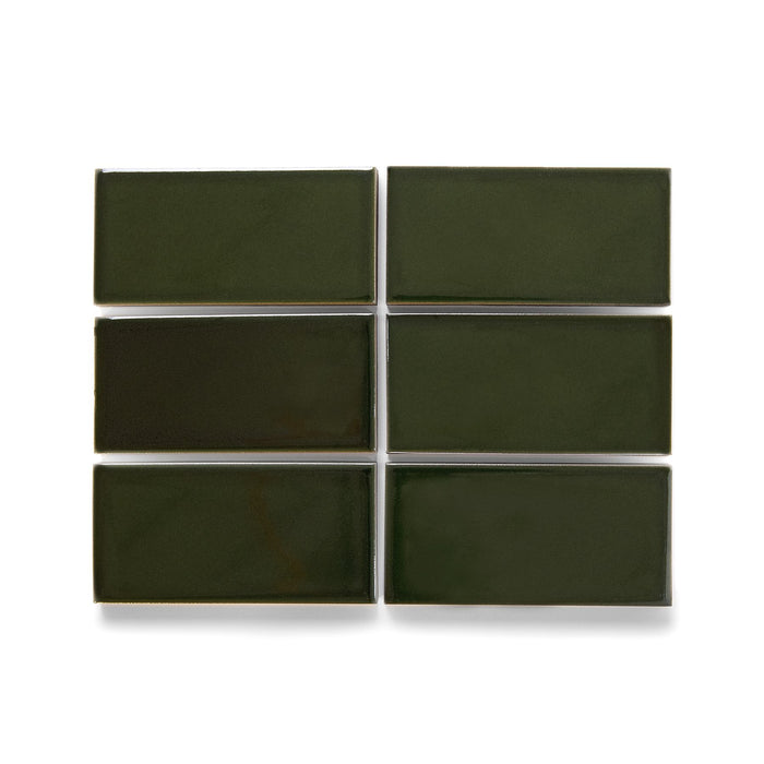 Heath Ceramics Tile G16.2 Jade Manganese