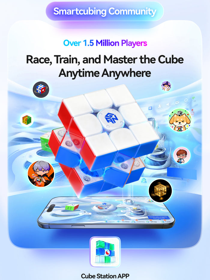 GAN i4 Leap Frosted 3x3 (Smart Cube)