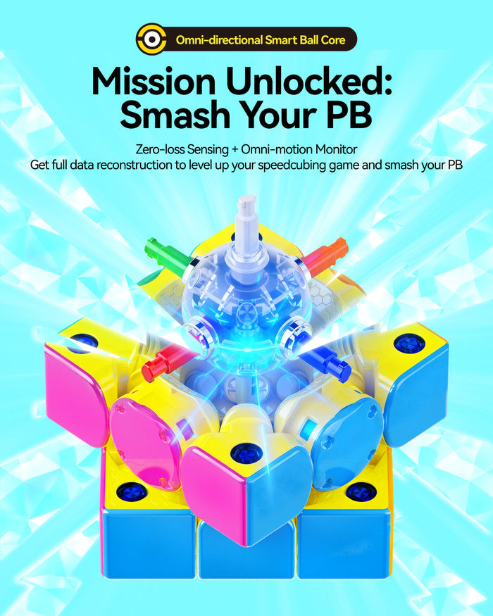 GAN i4 MagLev UV 3x3 (Minions Edition, Smart Cube)