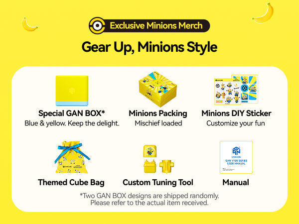 GAN V100 MagLev UV 3x3 (Minions Edition)