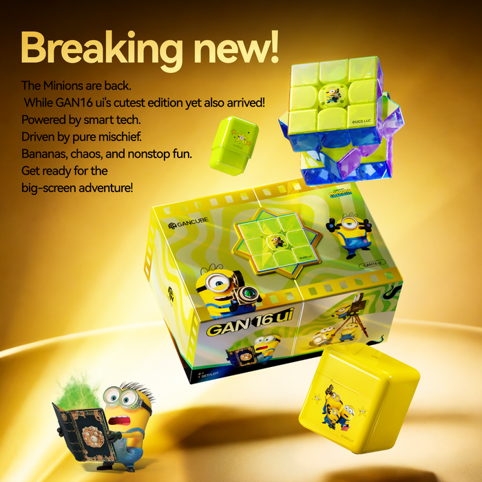 GAN16 ui MagLev MAX UV 3x3 (Minions Edition, Smart Cube)