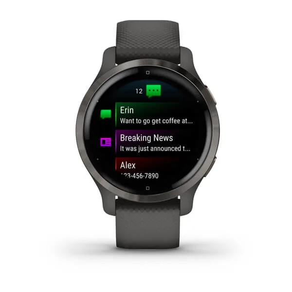 Garmin Venu 2S Smart Watch - Graphite | 49-GAR-010-02429-10 from Garmin - DID Electrical