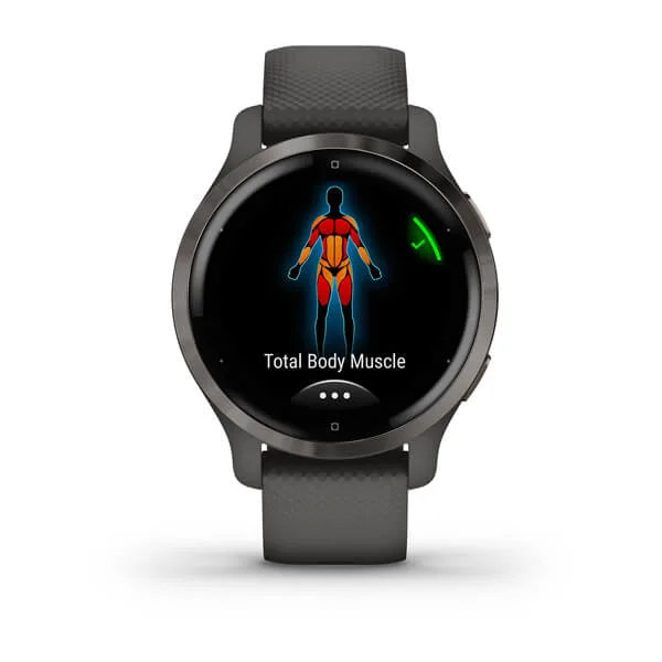 Garmin Venu 2S Smart Watch - Graphite | 49-GAR-010-02429-10 from Garmin - DID Electrical