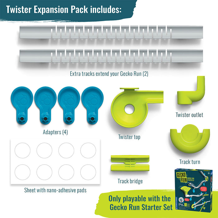 Gecko Run: Marble Run Twister Expansion Pack Marble Runs Thames & Kosmos