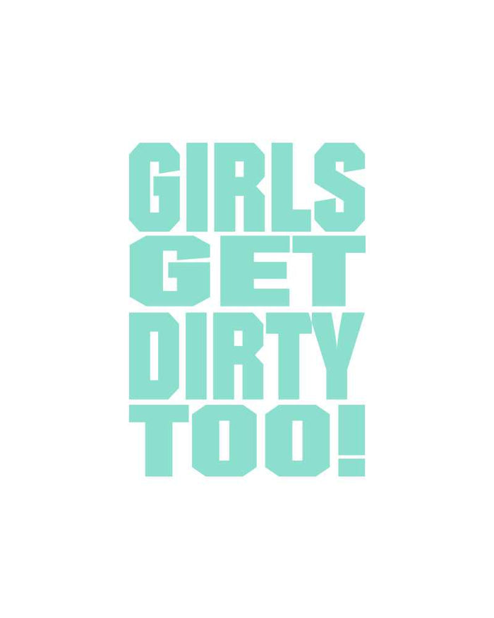Girls Get Dirty Too! 3.0 4" x 3" - OFF-ROAD VIXENS CLOTHING CO.
