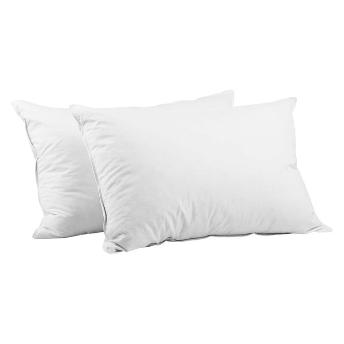 Giselle Bedding Goose Feather Down Pillow Twin Pack -Home Living Store - -