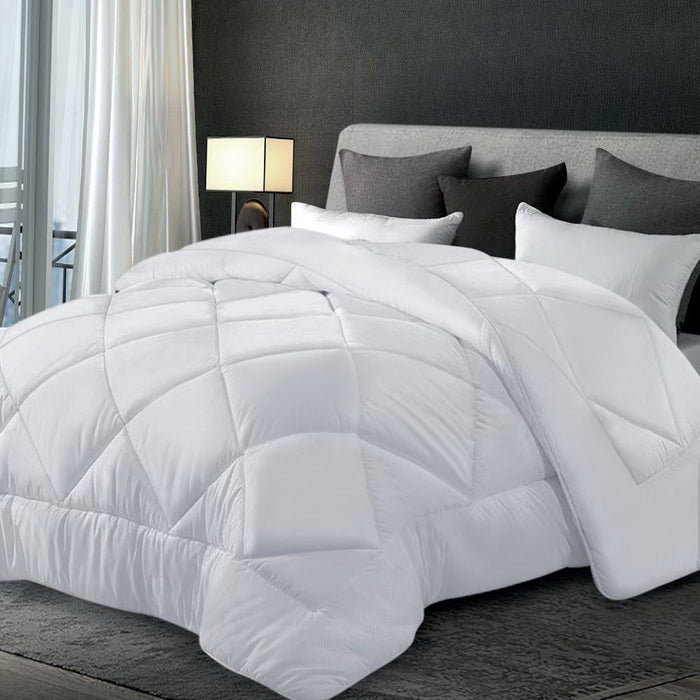 Giselle Bedding King Size 700GSM Microfibre Bamboo Microfiber Quilt -Home Living Store - -
