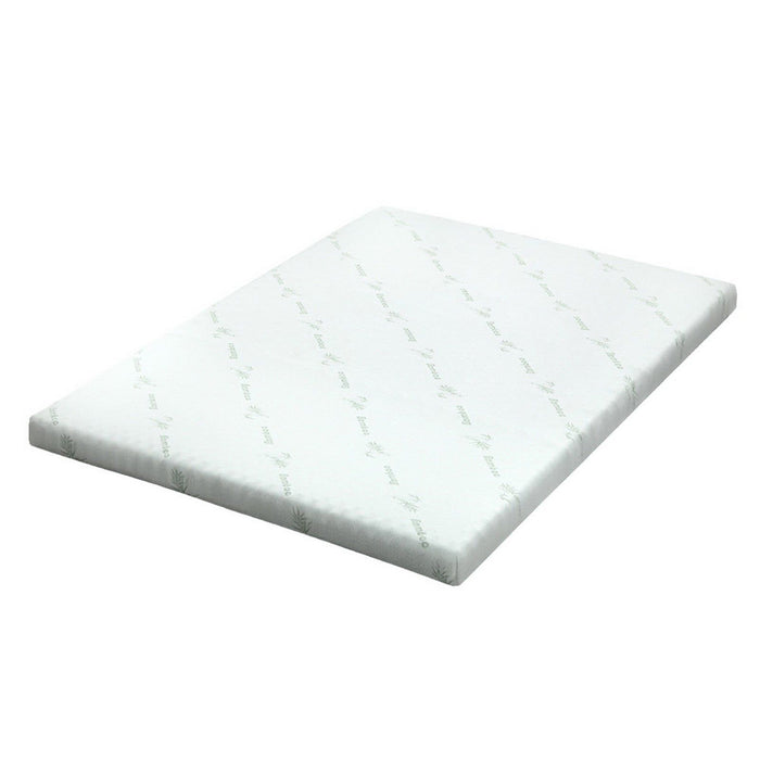 Giselle Bedding Memory Foam Mattress Topper Cool Gel 8cm Double -Home Living Store - -