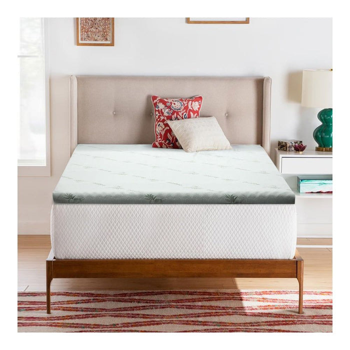 Giselle Bedding Memory Foam Mattress Topper Cool Gel 8cm Single -Home Living Store - -