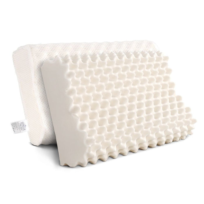 Giselle Bedding Natural Latex Pillow Twin Pack -Home Living Store - -