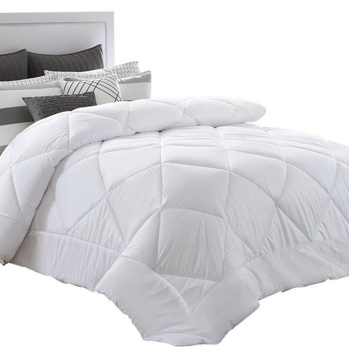 Giselle Bedding Queen Size 400GSM Microfibre Bamboo Microfiber Quilt -Home Living Store - -
