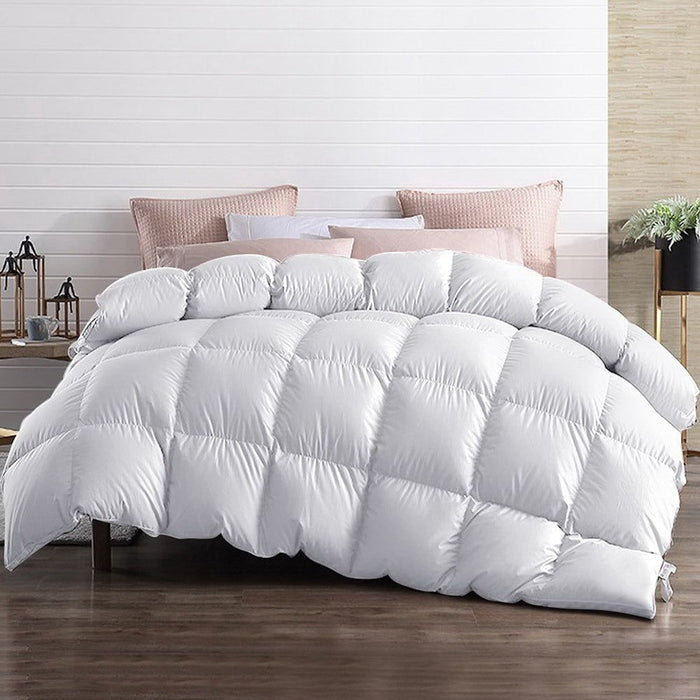 Giselle Bedding Queen Size 700GSM Goose Down Feather Quilt -Home Living Store - -