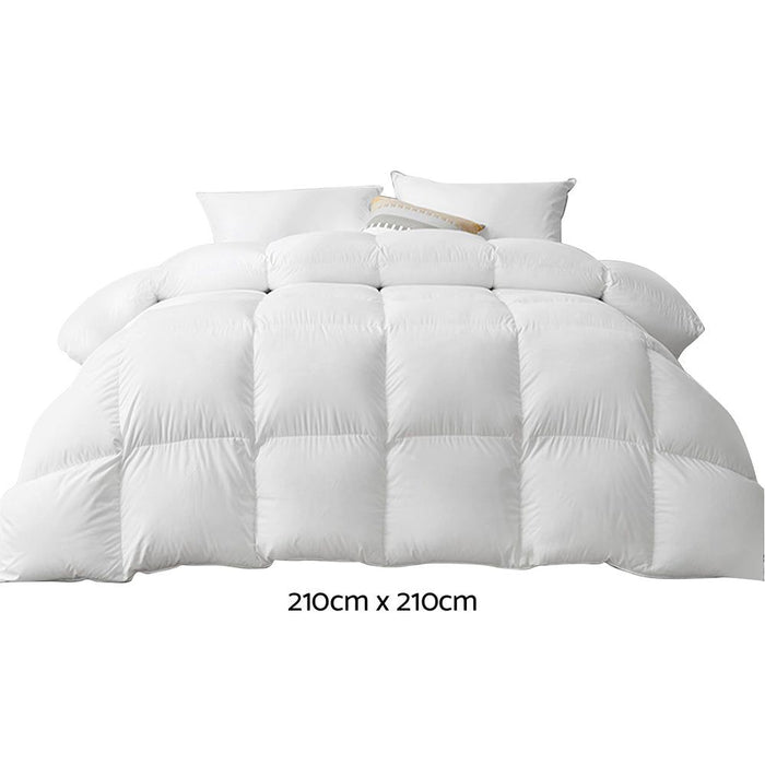 Giselle Bedding Queen Size 700GSM Goose Down Feather Quilt -Home Living Store - -