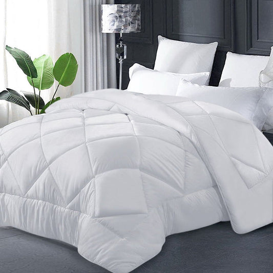 Giselle Bedding Super King 400GSM Microfibre Bamboo Microfiber Quilt -Home Living Store - -