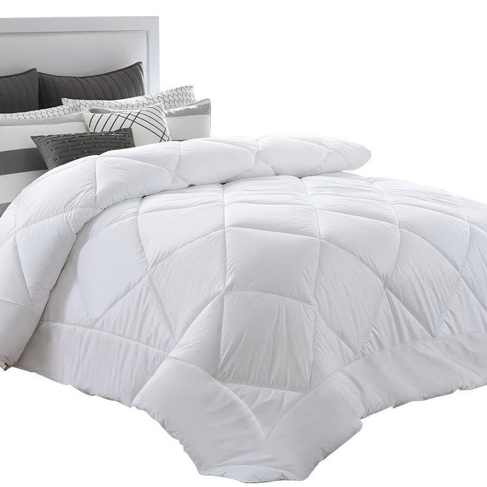 Giselle Bedding Super King 400GSM Microfibre Bamboo Microfiber Quilt -Home Living Store - -