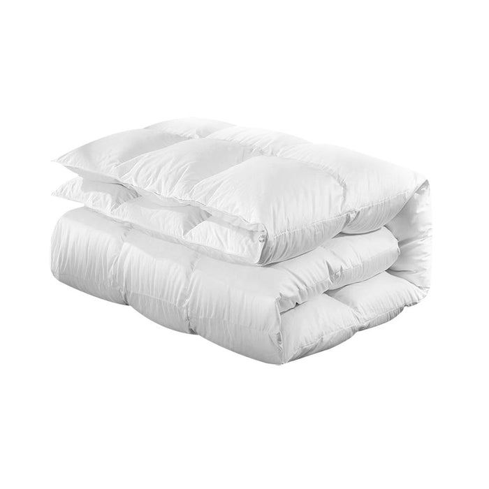 Giselle Bedding Super King 500GSM Goose Down Feather Quilt -Home Living Store - -