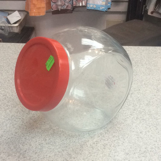 Glass food canister