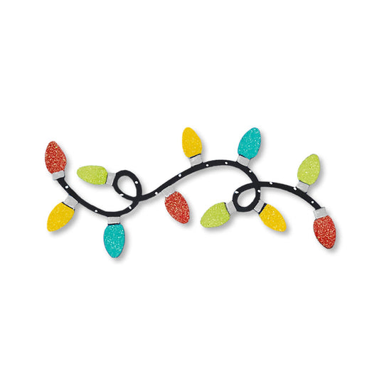 Glittered Light Bulb Border Magnet