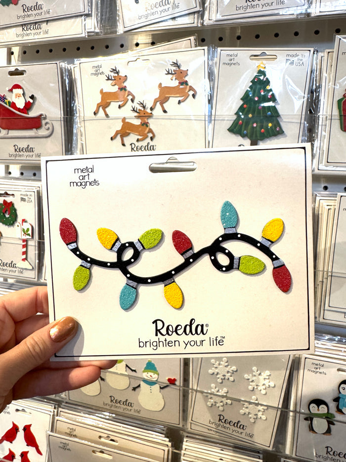 Glittered Light Bulb Border Magnet