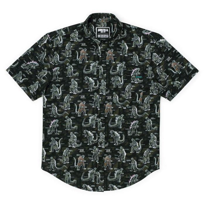 RSVLTS Godzilla Short Sleeve Shirt Godzilla "Gojivolution" – KUNUFLEX Short Sleeve Shirt Godzilla "Gojivolution" – KUNUFLEX Short Sleeve Shirt
