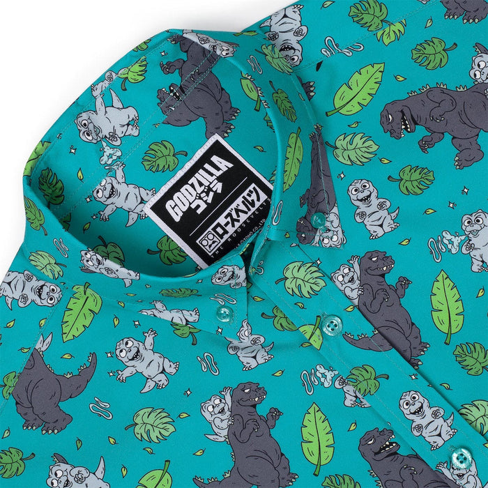 RSVLTS Godzilla Short Sleeve Shirt Godzilla "Manilla Mania!" – KUNUFLEX Short Sleeve Shirt Godzilla "Manilla Mania!" – KUNUFLEX Short Sleeve Shirt