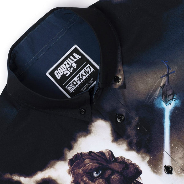 RSVLTS Godzilla Short Sleeve Shirt Godzilla "The King Arrives" – KUNUFLEX Short Sleeve Shirt Godzilla "The King Arrives" – KUNUFLEX Short Sleeve Shirt