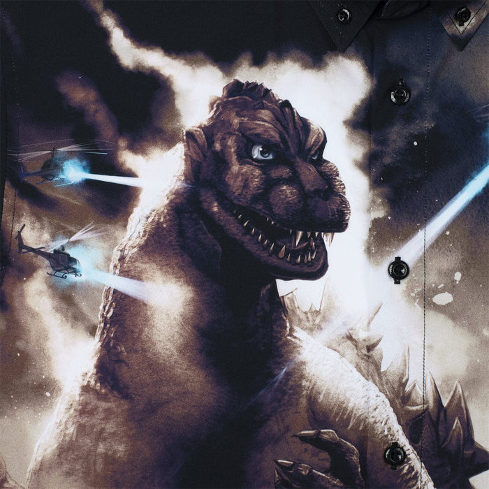 RSVLTS Godzilla Short Sleeve Shirt Godzilla "The King Arrives" – KUNUFLEX Short Sleeve Shirt Godzilla "The King Arrives" – KUNUFLEX Short Sleeve Shirt