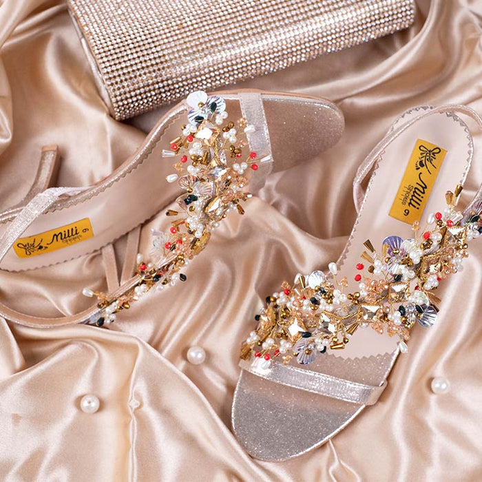 Golden Fancy Sandal